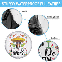 Cinco De Derby Funny Horse Racing Fiesta Spare Tire Cover Mexican Sombrero and Margarita Horse Lover