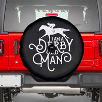 I Am A Derby Old Man Vintage Distressed Graphic Spare Tire Cover Classic Horse Racing Enthusiast Father’s Day Gift