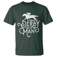 I Am A Derby Old Man Vintage Distressed Graphic T Shirt Classic Horse Racing Enthusiast Father’s Day Gift