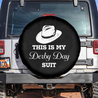 This Is My Derby Day Suit Fedora Hat Graphic Spare Tire Cover Funny Sarcastic Horse Racing Fan Part