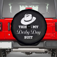 This Is My Derby Day Suit Fedora Hat Graphic Spare Tire Cover Funny Sarcastic Horse Racing Fan Part