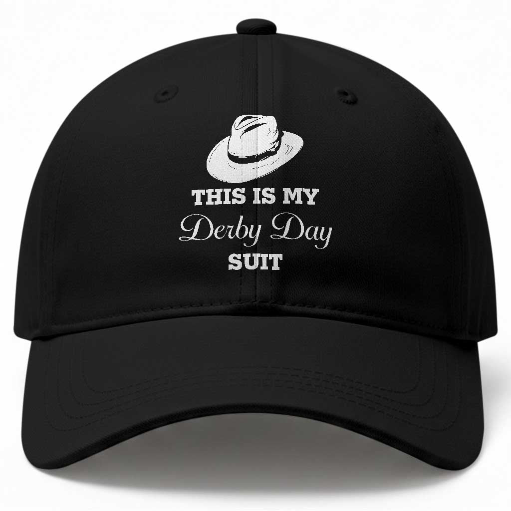 This Is My Derby Day Suit Fedora Hat Graphic Baseball Cap Funny Sarcastic Horse Racing Fan Part