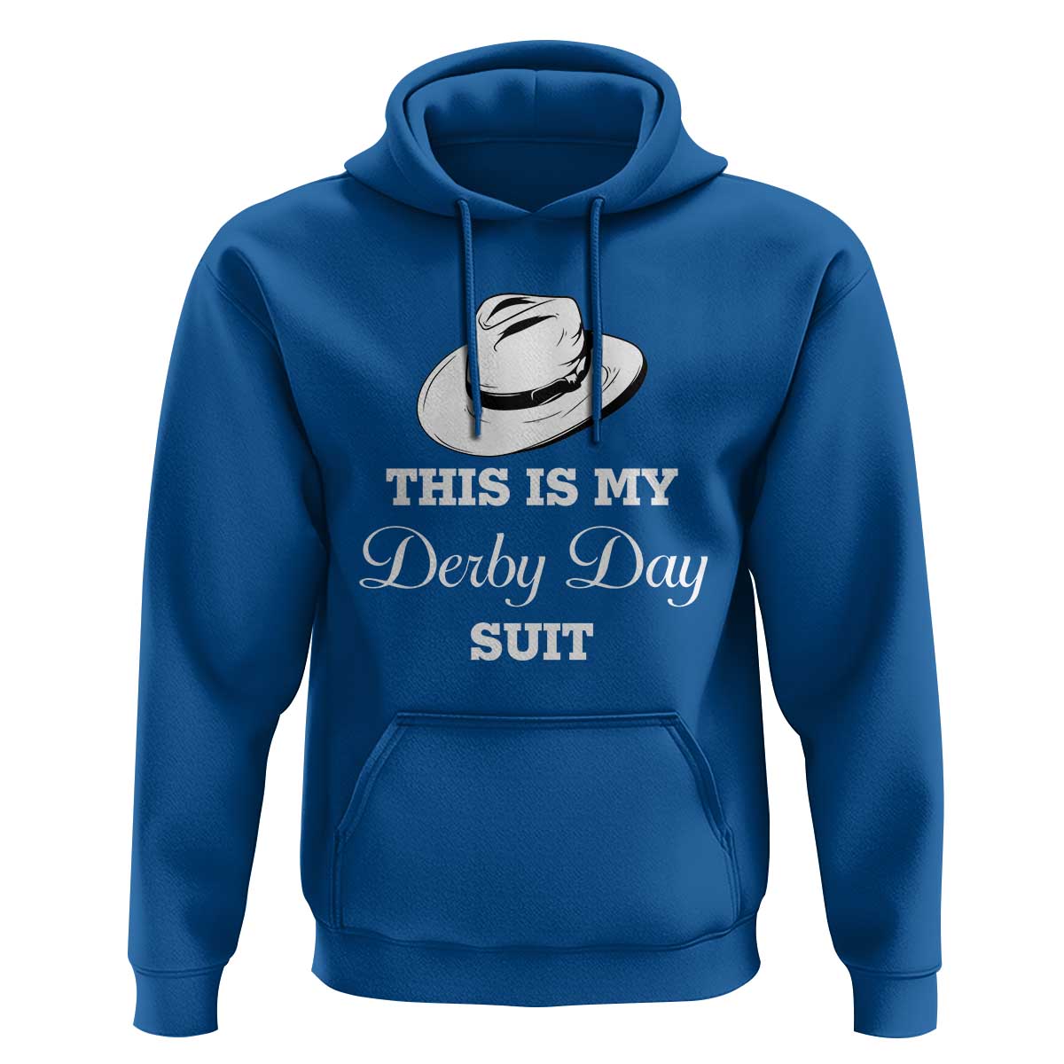 This Is My Derby Day Suit Fedora Hat Graphic Hoodie Funny Sarcastic Horse Racing Fan Part