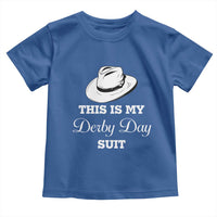This Is My Derby Day Suit Fedora Hat Graphic Toddler T Shirt Funny Sarcastic Horse Racing Fan Part