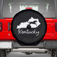 Kentucky State Map with Racing Horse Spare Tire Cover Bluegrass State Pride Equestrian