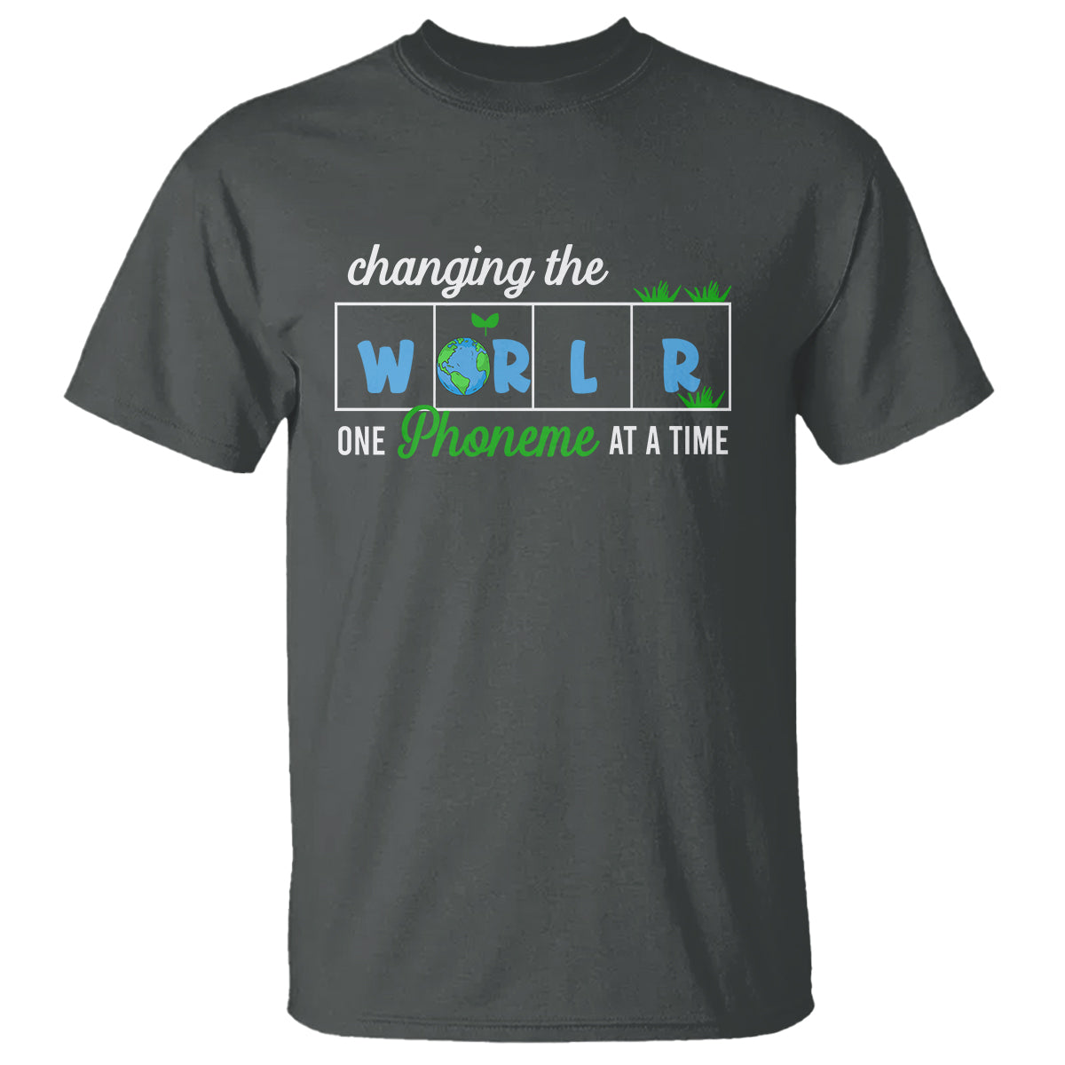 Teacher T Shirt Changing The World One Phoneme At A Time Motivational Quote Teaching - Wonder Print Shop