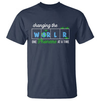 Teacher T Shirt Changing The World One Phoneme At A Time Motivational Quote Teaching - Wonder Print Shop