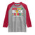 Funny Black King Nutrition Facts Raglan Shirt African American