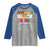 Funny Black King Nutrition Facts Raglan Shirt African American