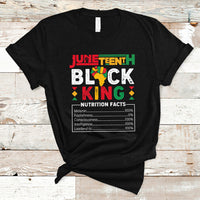 Juneteenth T Shirt Juneteenth Black Kind Funny Nutrition Facts - Wonder Print Shop