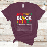 Juneteenth T Shirt Juneteenth Black Kind Funny Nutrition Facts - Wonder Print Shop