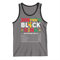 Funny Black King Nutrition Facts Tank Top African American