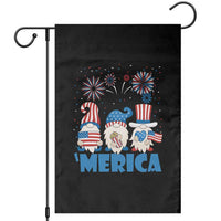 4th of July Gnome Garden Flag Merica Gnomes USA Flag Fireworks
