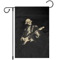 George Washington Rock Star Vintage Portrait Garden Flag Funny Electric Guitar Player Founding Father Retro Aesthetic Patriotic Graphic