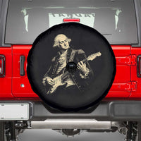George Washington Rock Star Vintage Portrait Spare Tire Cover Funny Electric Guitar Player Founding Father Retro Aesthetic Patriotic Graphic