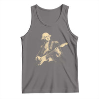 George Washington Rock Star Vintage Portrait Tank Top Funny Electric Guitar Player Founding Father Retro Aesthetic Patriotic Graphic