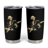 George Washington Rock Star Vintage Portrait Tumbler Cup Funny Electric Guitar Player Founding Father Retro Aesthetic Patriotic Graphic