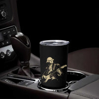 George Washington Rock Star Vintage Portrait Tumbler Cup Funny Electric Guitar Player Founding Father Retro Aesthetic Patriotic Graphic