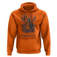 I'm Just Mad As Hell Cause I Love This Place Hoodie Vintage Statue of Liberty Patriotic Retro Flora