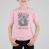 I'm Just Mad As Hell Cause I Love This Place T Shirt For Kid Vintage Statue of Liberty Patriotic Retro Flora
