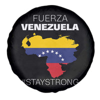 Fuerza Venezuela Strong Solidarity Spare Tire Cover Hope Support Venezuelan Patriotic Flag Map