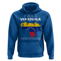 Fuerza Venezuela Strong Solidarity Hoodie Hope Support Venezuelan Patriotic Flag Map