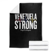 Venezuela Strong Venezuelan Heartbeat Throw Blanket Solidarity Resilience Hope and Prayer
