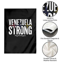 Venezuela Strong Venezuelan Heartbeat Garden Flag Solidarity Resilience Hope and Prayer