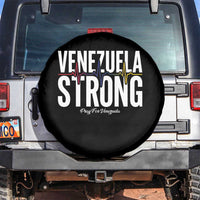 Venezuela Strong Venezuelan Heartbeat Spare Tire Cover Solidarity Resilience Hope and Prayer
