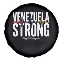 Venezuela Strong Venezuelan Heartbeat Spare Tire Cover Solidarity Resilience Hope and Prayer