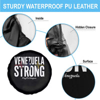 Venezuela Strong Venezuelan Heartbeat Spare Tire Cover Solidarity Resilience Hope and Prayer