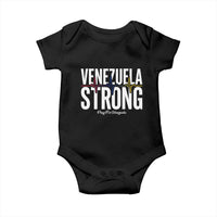 Venezuela Strong Venezuelan Heartbeat Baby Onesie Solidarity Resilience Hope and Prayer