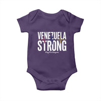 Venezuela Strong Venezuelan Heartbeat Baby Onesie Solidarity Resilience Hope and Prayer