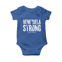 Venezuela Strong Venezuelan Heartbeat Baby Onesie Solidarity Resilience Hope and Prayer