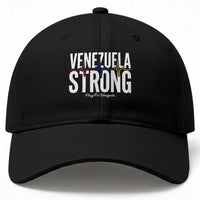 Venezuela Strong Venezuelan Heartbeat Baseball Cap Solidarity Resilience Hope and Prayer
