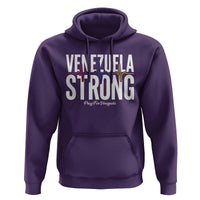 Venezuela Strong Venezuelan Heartbeat Hoodie Solidarity Resilience Hope and Prayer
