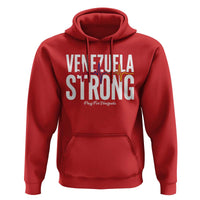 Venezuela Strong Venezuelan Heartbeat Hoodie Solidarity Resilience Hope and Prayer