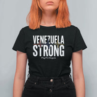 Venezuela Strong Venezuelan Heartbeat T Shirt For Women Solidarity Resilience Hope and Prayer