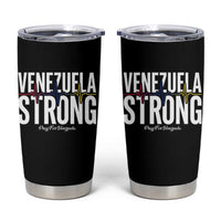 Venezuela Strong Venezuelan Heartbeat Tumbler Cup Solidarity Resilience Hope and Prayer