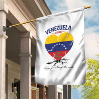 Venezuela Strong Healing Support Garden Flag Hope Grows Through Cracks Venezuelan Flag Heart