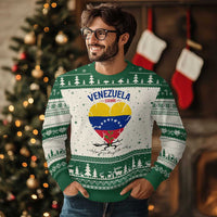 Venezuela Strong Healing Support Ugly Christmas Sweater Hope Grows Through Cracks Venezuelan Flag Heart