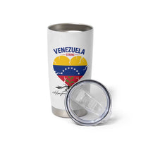 Venezuela Strong Healing Support Tumbler Cup Hope Grows Through Cracks Venezuelan Flag Heart