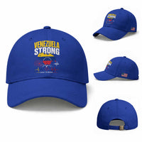 Venezuela Strong Support and Solidarity Baseball Cap Patriotic Venezuelan Flag Country Map
