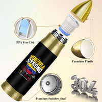 Venezuela Strong Support and Solidarity Bullet Tumbler Patriotic Venezuelan Flag Country Map