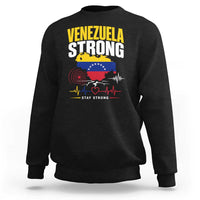 Venezuela Strong Support and Solidarity Sweatshirt Patriotic Venezuelan Flag Country Map