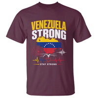 Venezuela Strong Support and Solidarity T Shirt Patriotic Venezuelan Flag Country Map