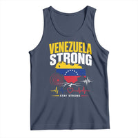 Venezuela Strong Support and Solidarity Tank Top Patriotic Venezuelan Flag Country Map