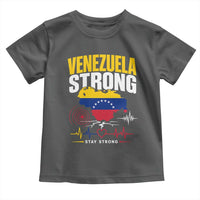 Venezuela Strong Support and Solidarity Toddler T Shirt Patriotic Venezuelan Flag Country Map