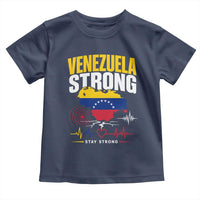 Venezuela Strong Support and Solidarity Toddler T Shirt Patriotic Venezuelan Flag Country Map