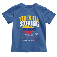 Venezuela Strong Support and Solidarity Toddler T Shirt Patriotic Venezuelan Flag Country Map